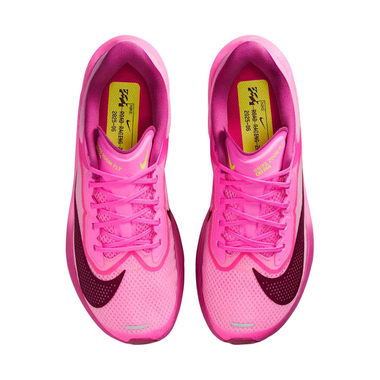 Nike Zoom Fly 6 Low top ZoomX Foam Combined With Carbon Fiber Plate Marathon Racing Running Shoes Women’s Pink