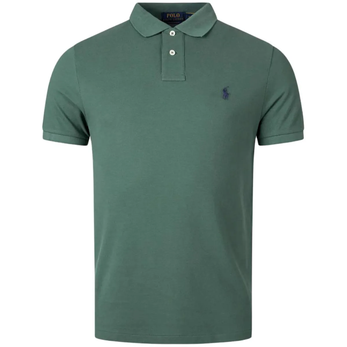 Polo Ralph Lauren Polo Shirt Custom Slim Fit Men's Green