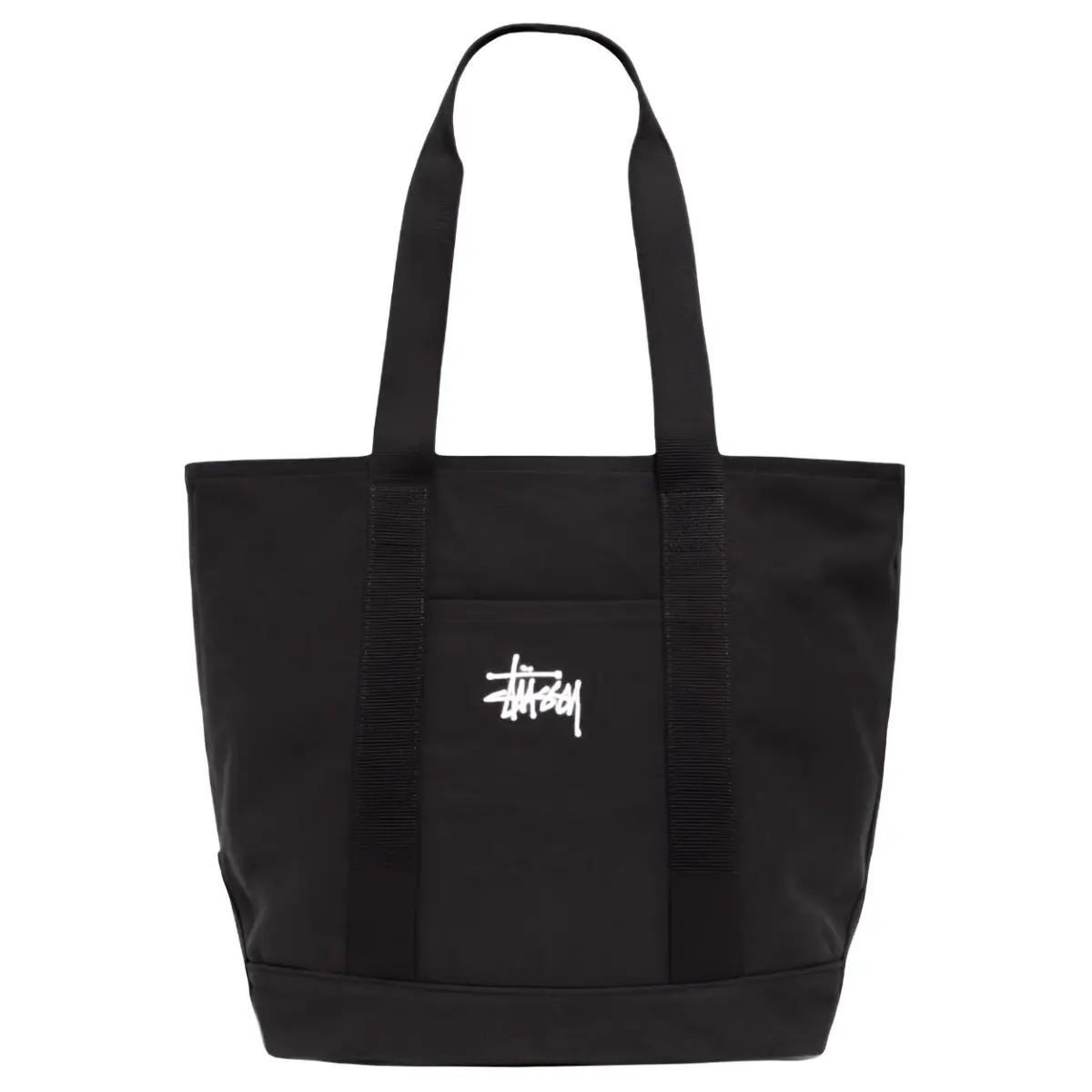 Stussy Canvas Tote Bag, Shopping Bag, Shoulder Bag Extra Large Women's Black