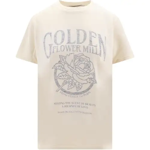 Golden Goose Graphic Printed Crewneck T-Shirt