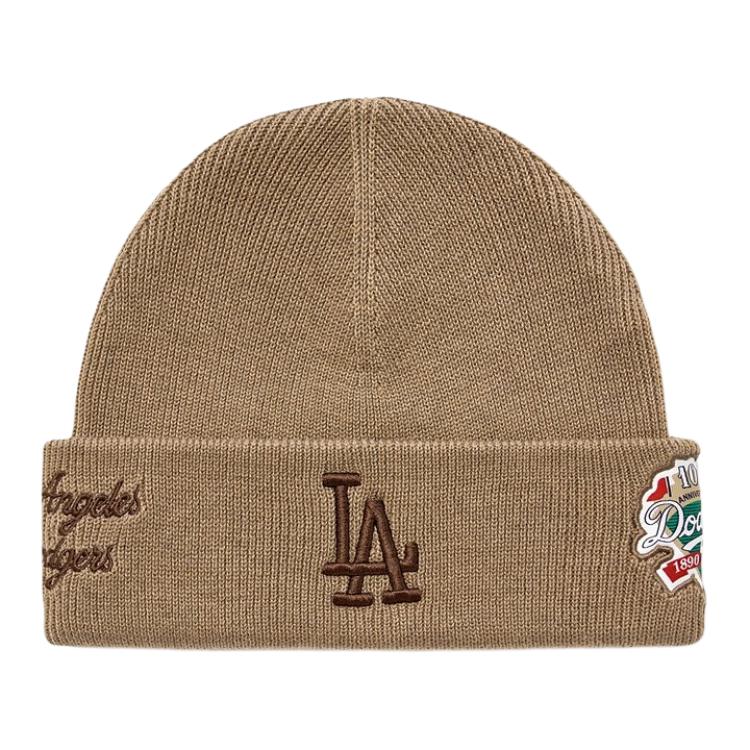 Шапка MLB Los Angeles Dodgers (бежевая)