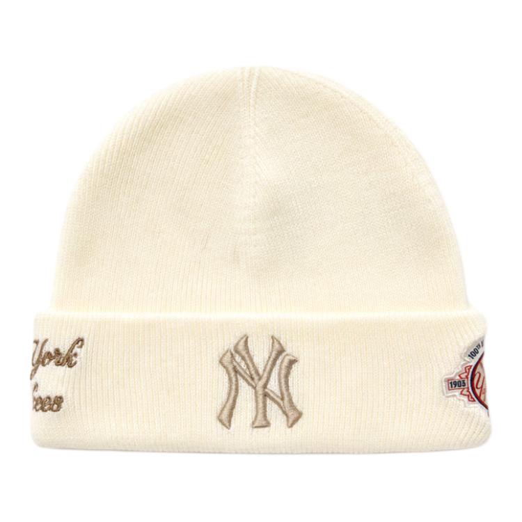 Шапка MLB (кремовая)