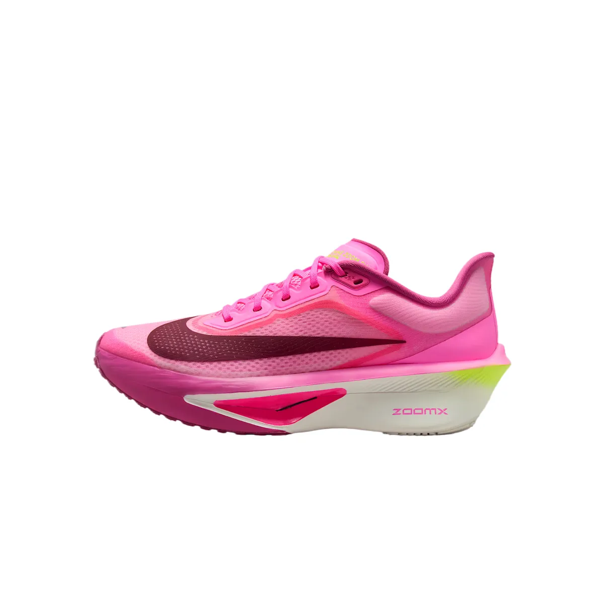 Nike Zoom Fly 6 Rebound Low top ZoomX Foam Combined With Carbon Fiber Plate Marathon Racing Running Shoes Women's Pink