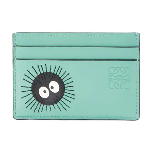 LOEWE Chihiro And Chihiro, Collaboration Calfskin Card Holder Unisex Mint