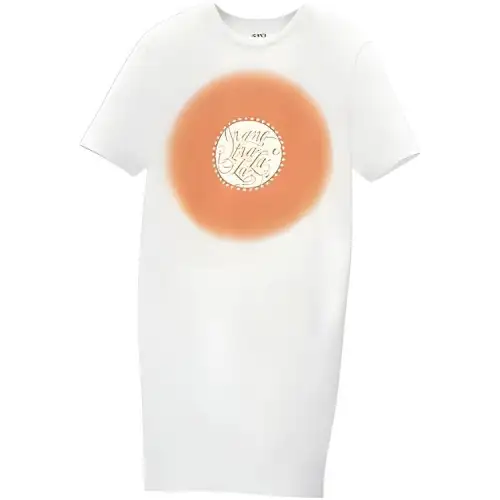 HERMES Short Sleeved Dress Women's White