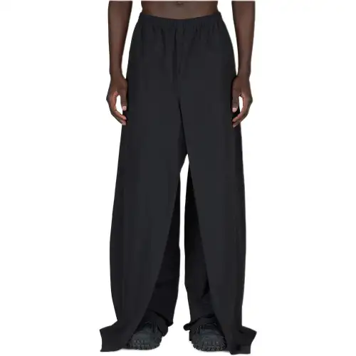 Balenciaga Casual Pants, Loose Fit Men's Black