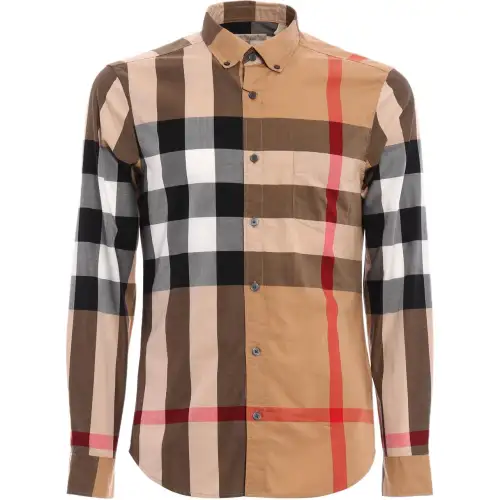Burberry Pre Owned Vintage Check Cotton Shirt