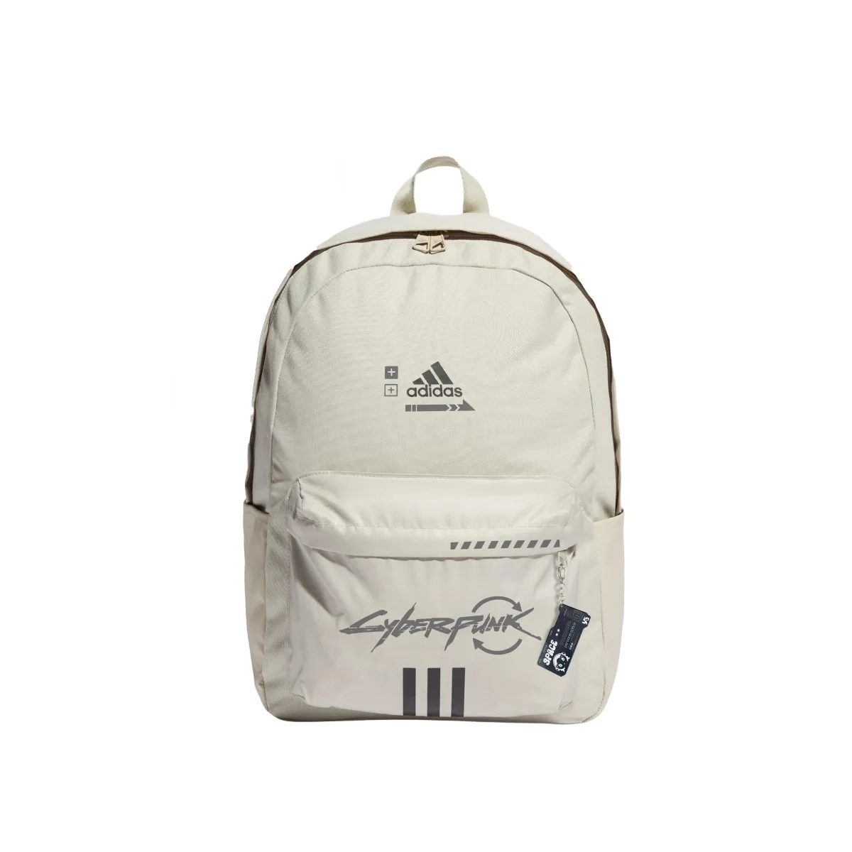 Adidas Polyester Backpack Regular Unisex Light Gray