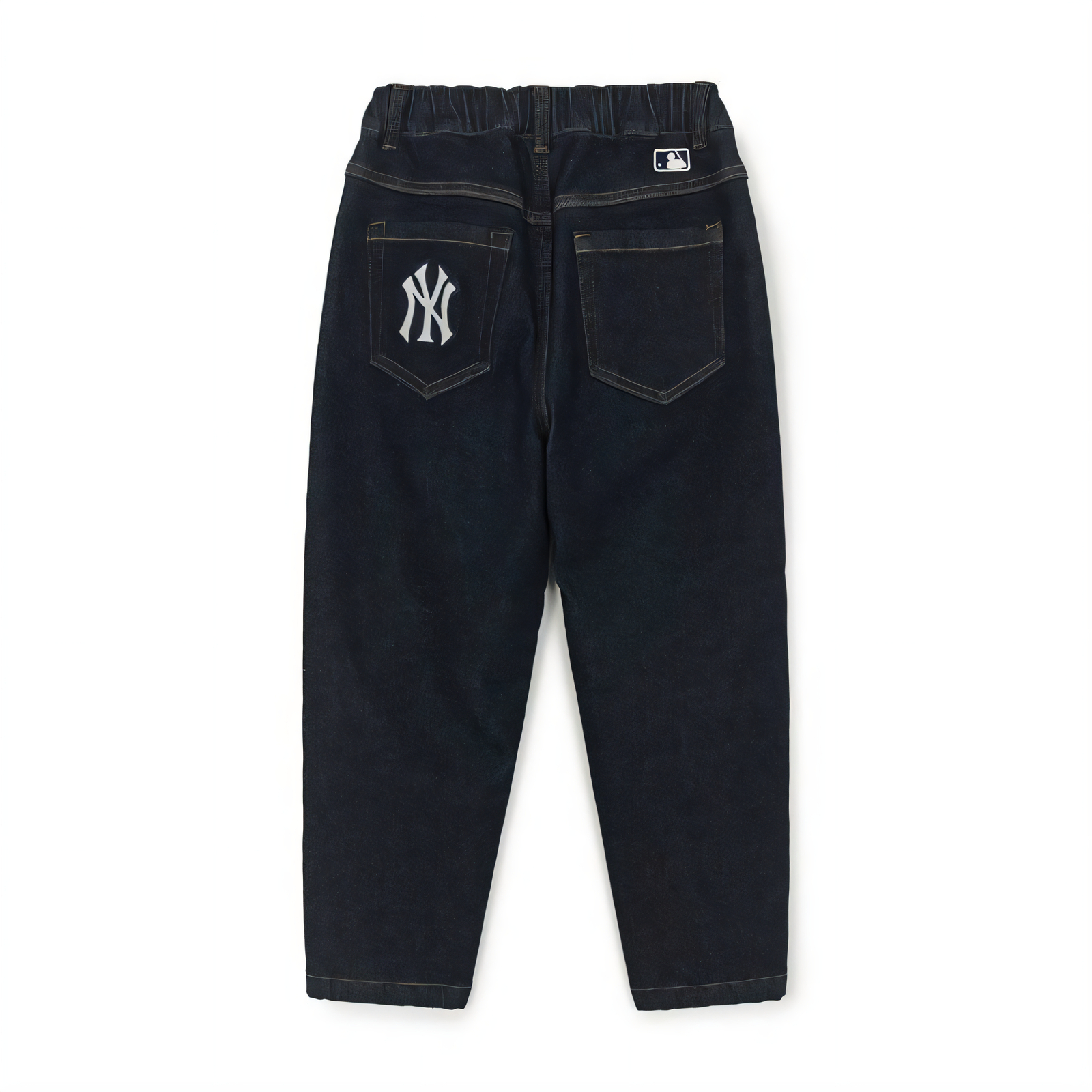 Детские джинсы MLB Kids Jeans (синие) — фото 2