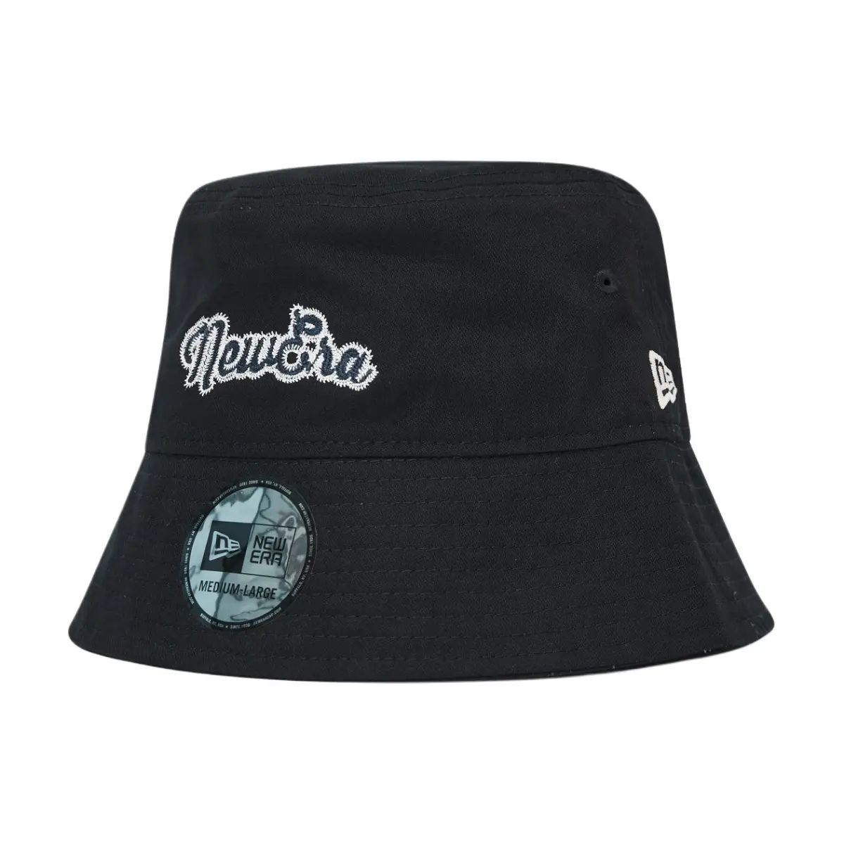 New Era Cotton Elastane Bucket Hats Unisex Black/Red