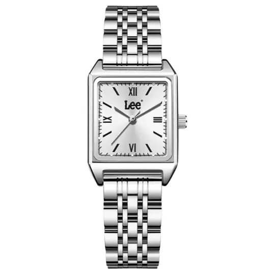 Lee Wrist Watches Quartz Movement Steel Strap White Dial Women's Watch Premium Valentine Love Confession New Year Box