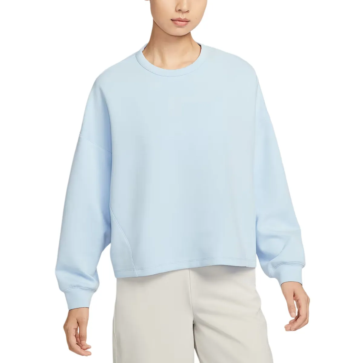Nike 24.7 ImpossiblySoft Women's Dri FIT Oversized Crew Neck Top