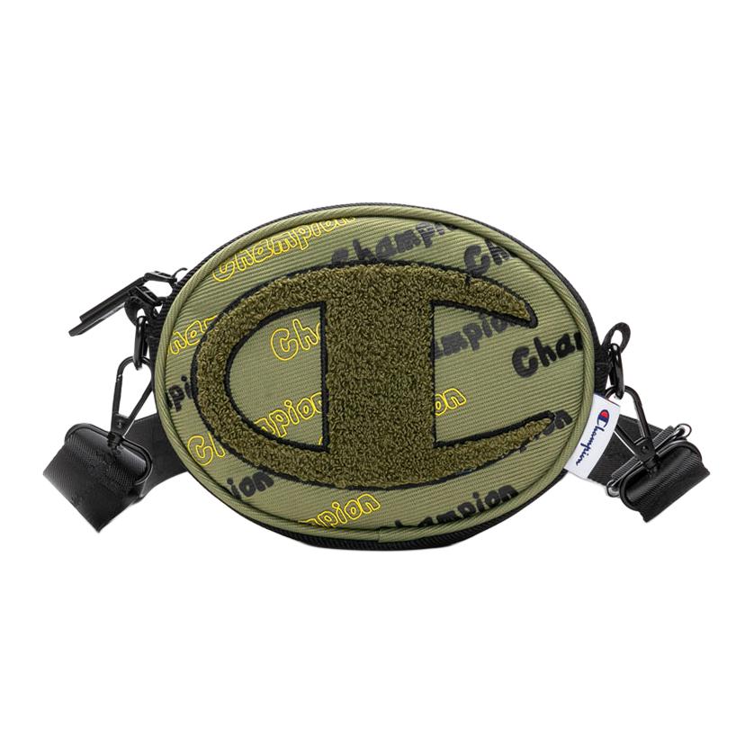 Champion Melting Sadness Collaboration Fabric Round Bag, Crossbody Bag, Shoulder Bag Regular Unisex Green