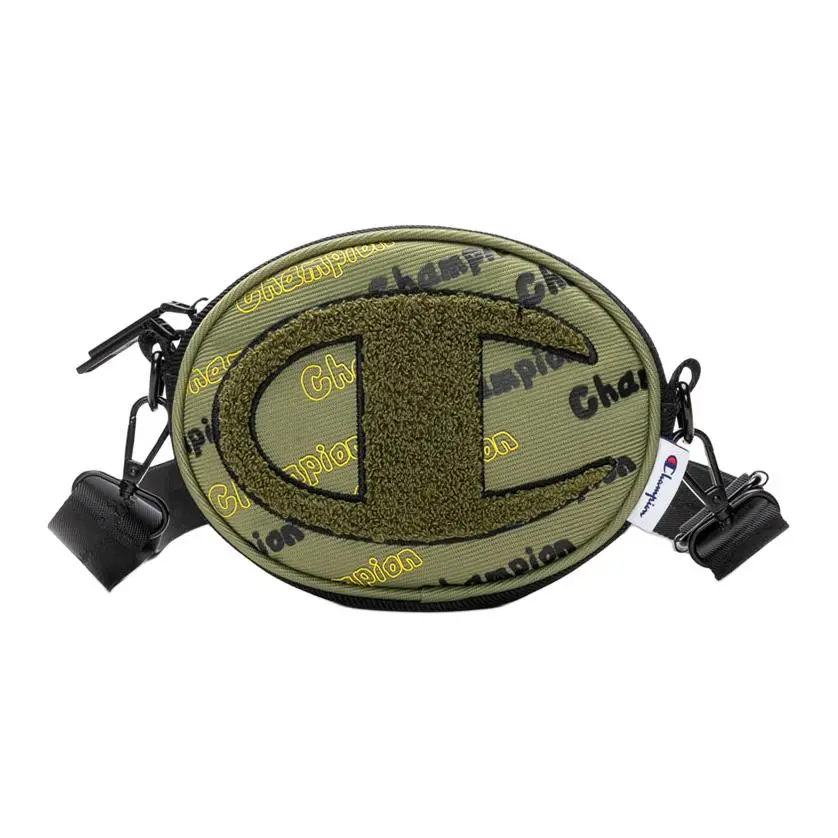 Champion Melting Sadness Collaboration Fabric Round Bag, Crossbody Bag, Shoulder Bag Regular Unisex Green