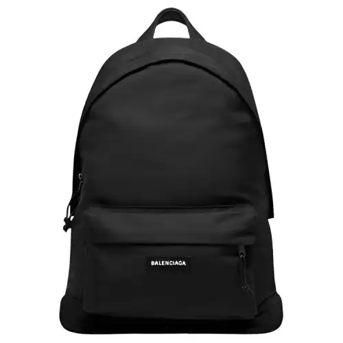 Balenciaga Explorer Casual Canvas Textile, Nylon Backpack Men's Black