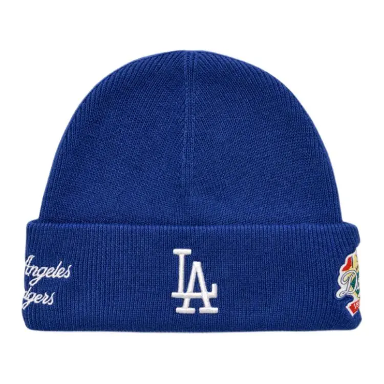 MLB Polyester Acrylic Wool Nylon Beanies Unisex Blue