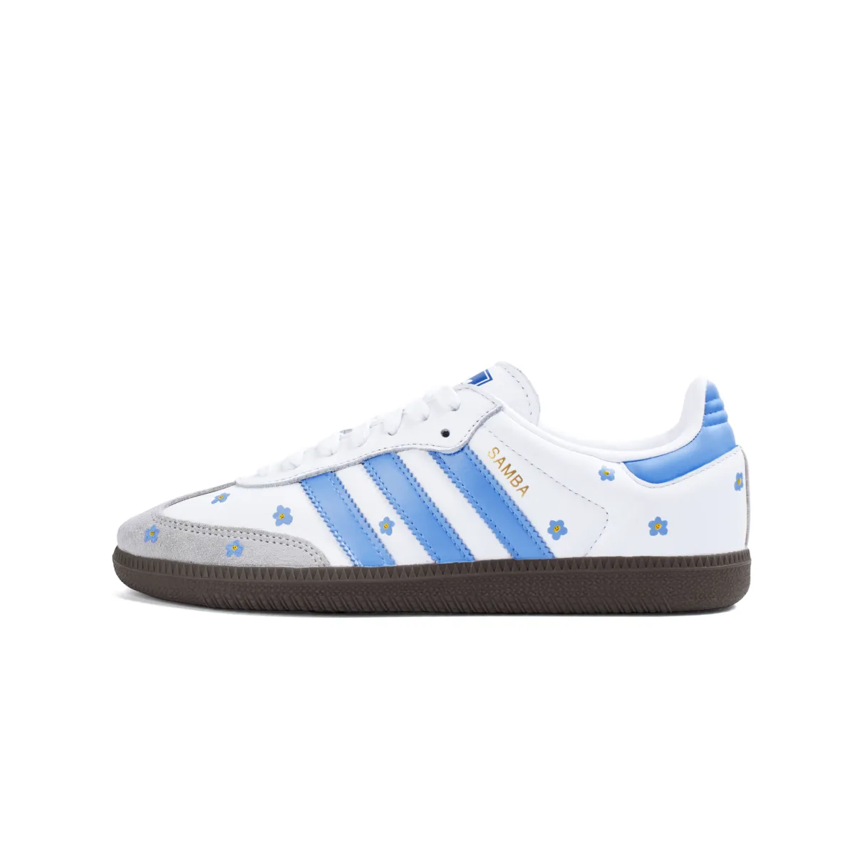 Adidas Originals SAMBA OG Abrasion Resistant Low top German Army Trainers Unisex Blue White