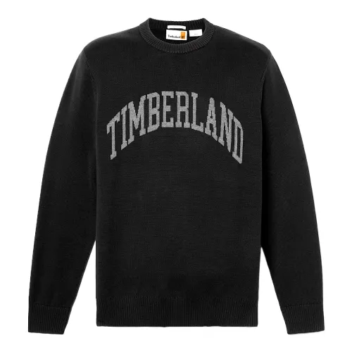 Timberland Sweaters Men's Black Crew Neck Moderate