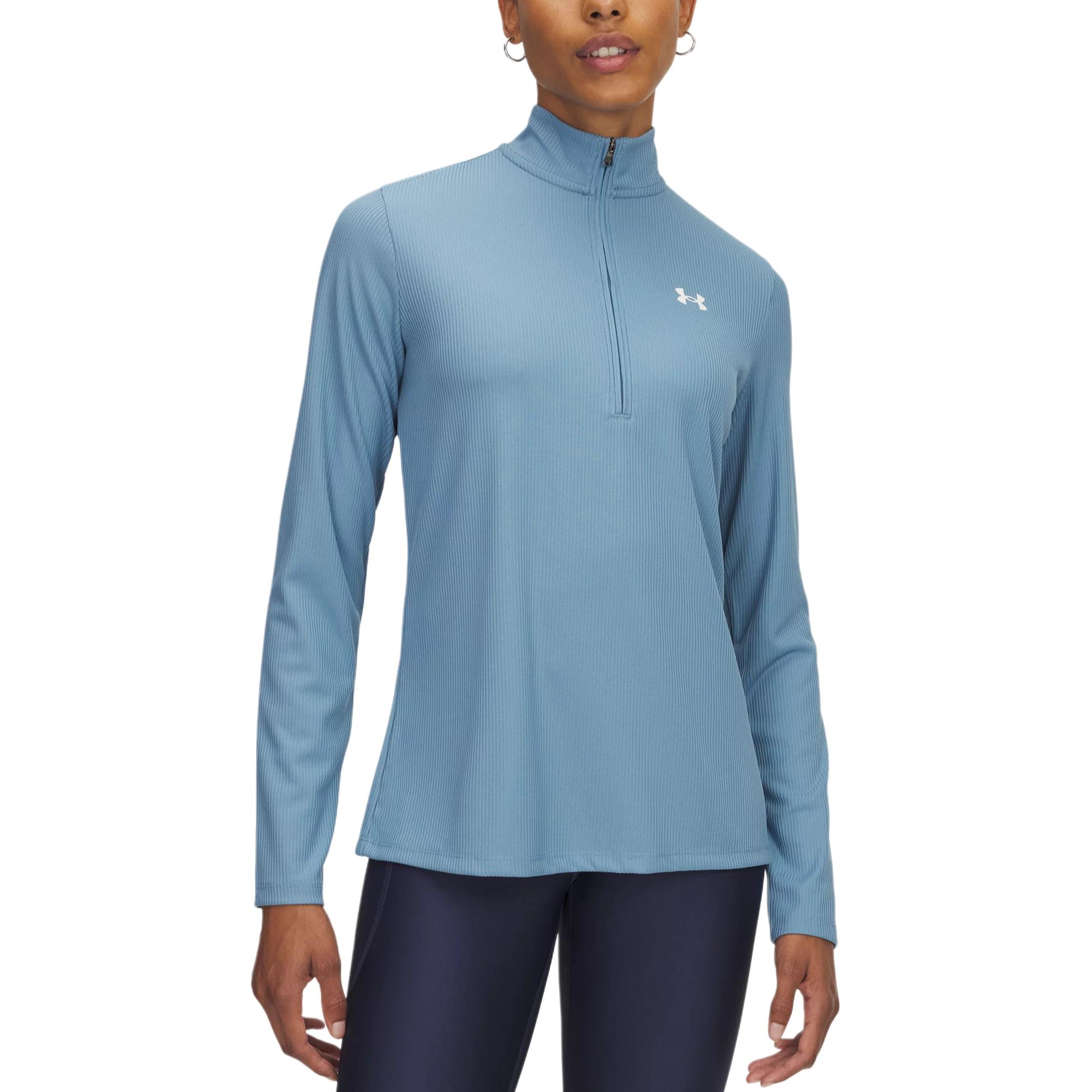 Женская лонгслив Under Armour Tech Rib (розовая)