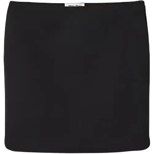 MIU MIU FW23 Casual Short Skirts Women's Black