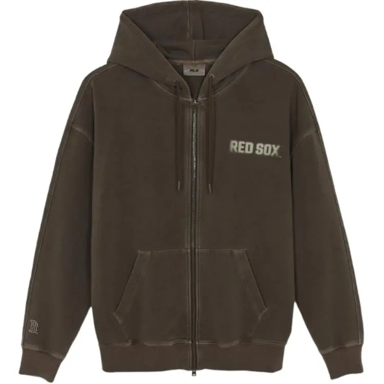 MLB Sweatshirts Unisex Brown Hooded (Non-detachable) Moderate