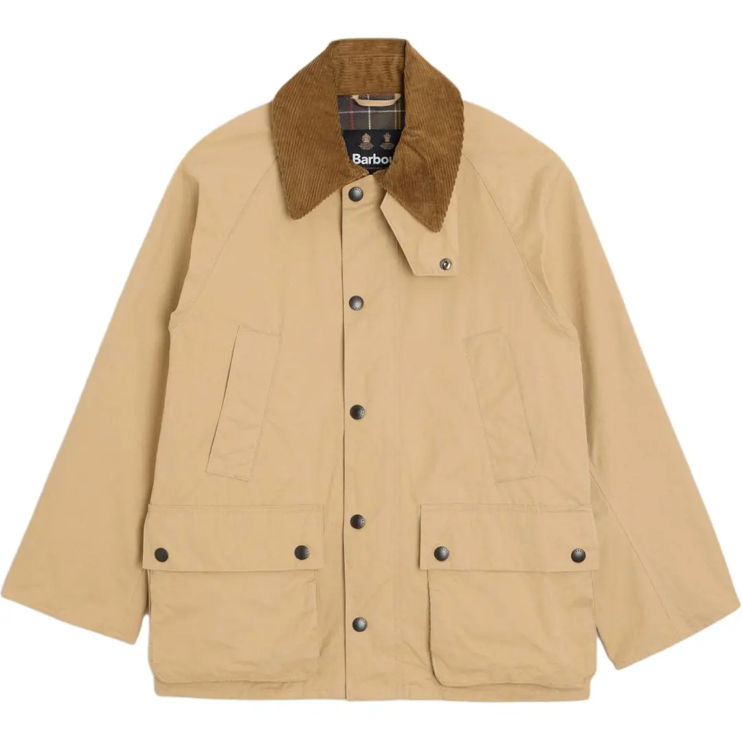 BARBOUR Peached Oversized Bedale Casual Jacket Jackets & Coats Men's Beige