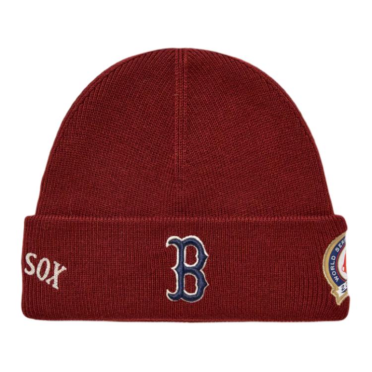Шапка MLB (бордовая)