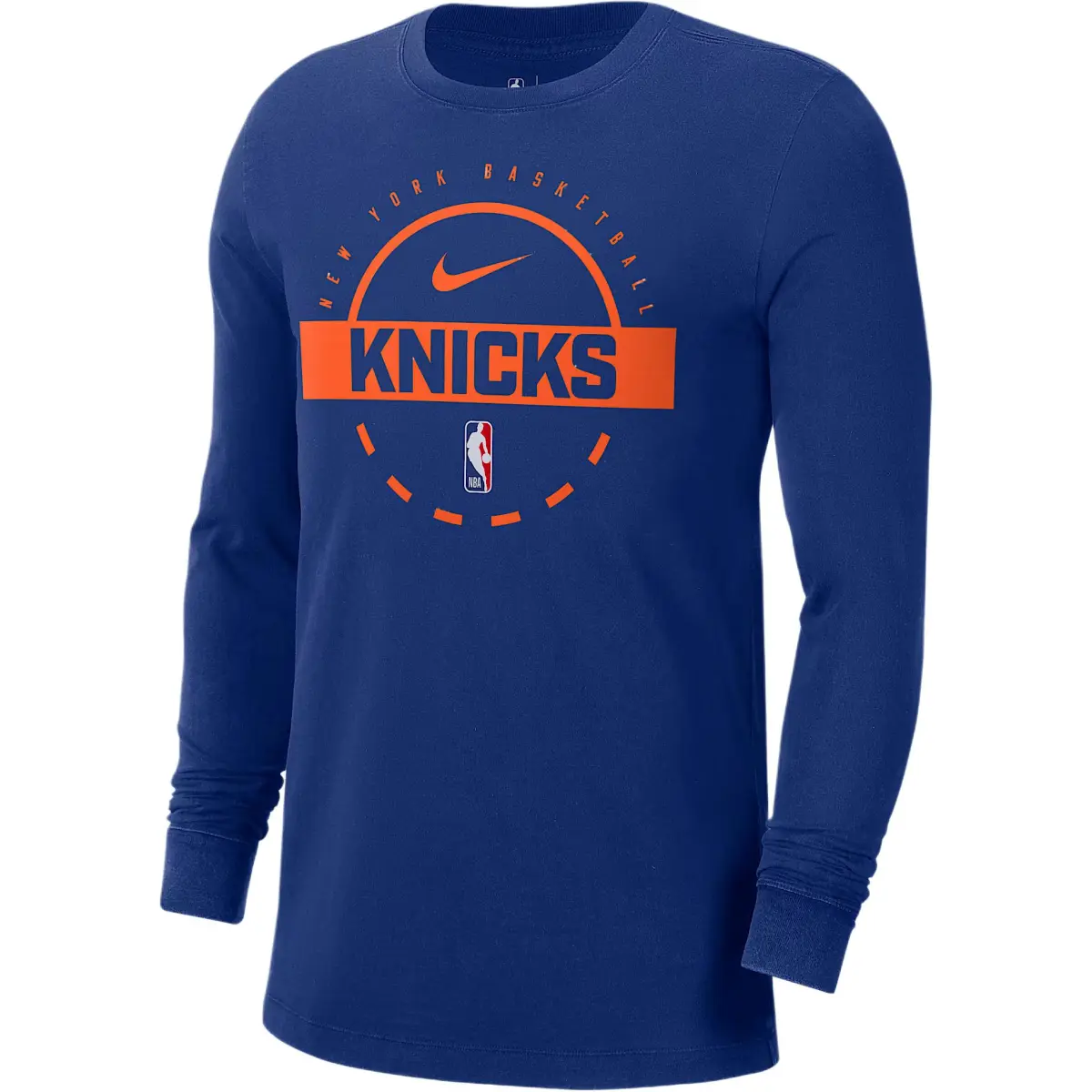 Nike New York Knicks Men's Nike Nba Practice Long-Sleeve T-Shirt
