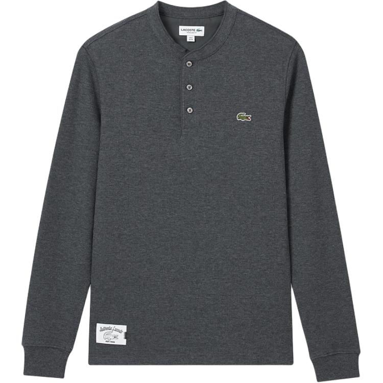 Мужской лонгслив LACOSTE (серый)
