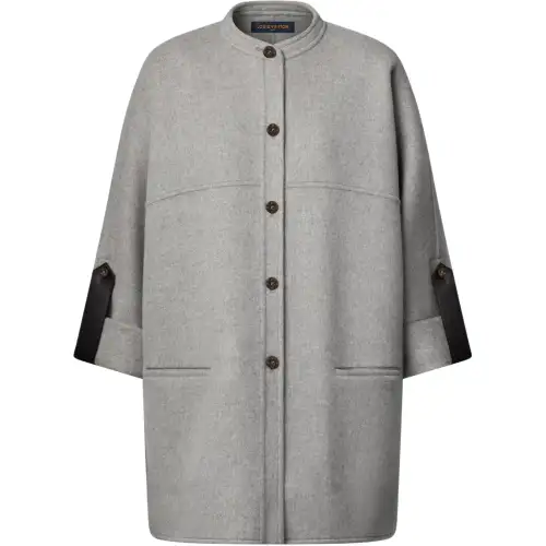 LOUIS VUITTON Coats Women's Mouse Gray Moderate
