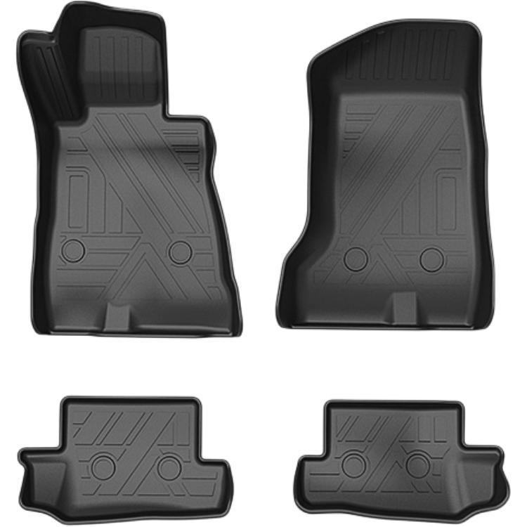Camaro, non-slip wear-resistant hygienic doormat, Chevrolet, made of TPE