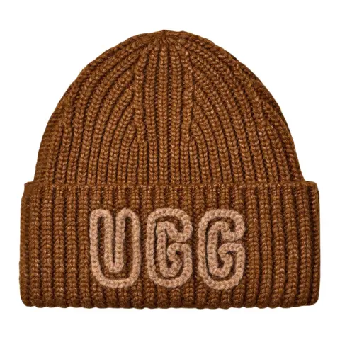 Ugg logo-embroidered beanie