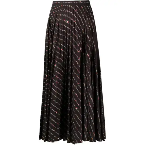 MIU MIU FW21 Casual Long Skirt Women's Black