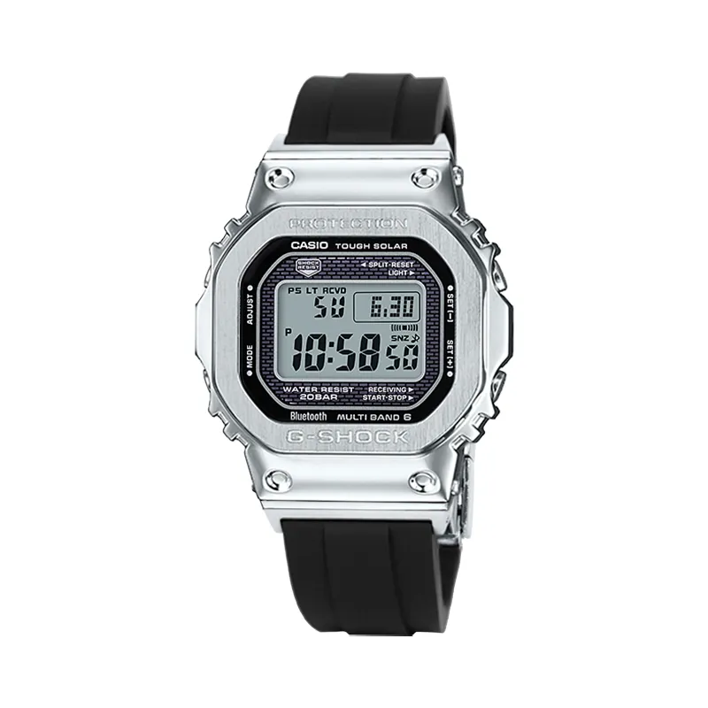 CASIO Custom Collection Solar Movement Resin Strap Watch Unisex Black Dial