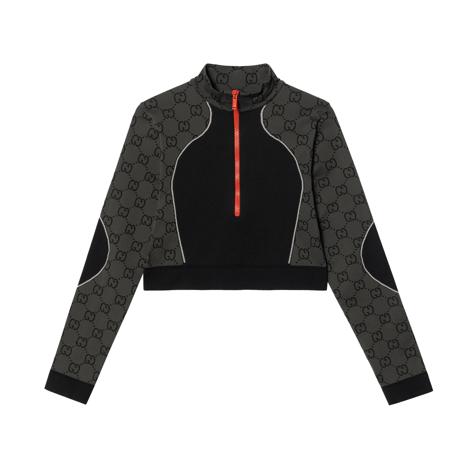 GUCCI Gucci, short long-sleeve with zipper, with your logo imprint, with a zipper