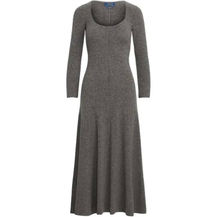 Polo Ralph Lauren Long Sleeved Dress Women's Gray