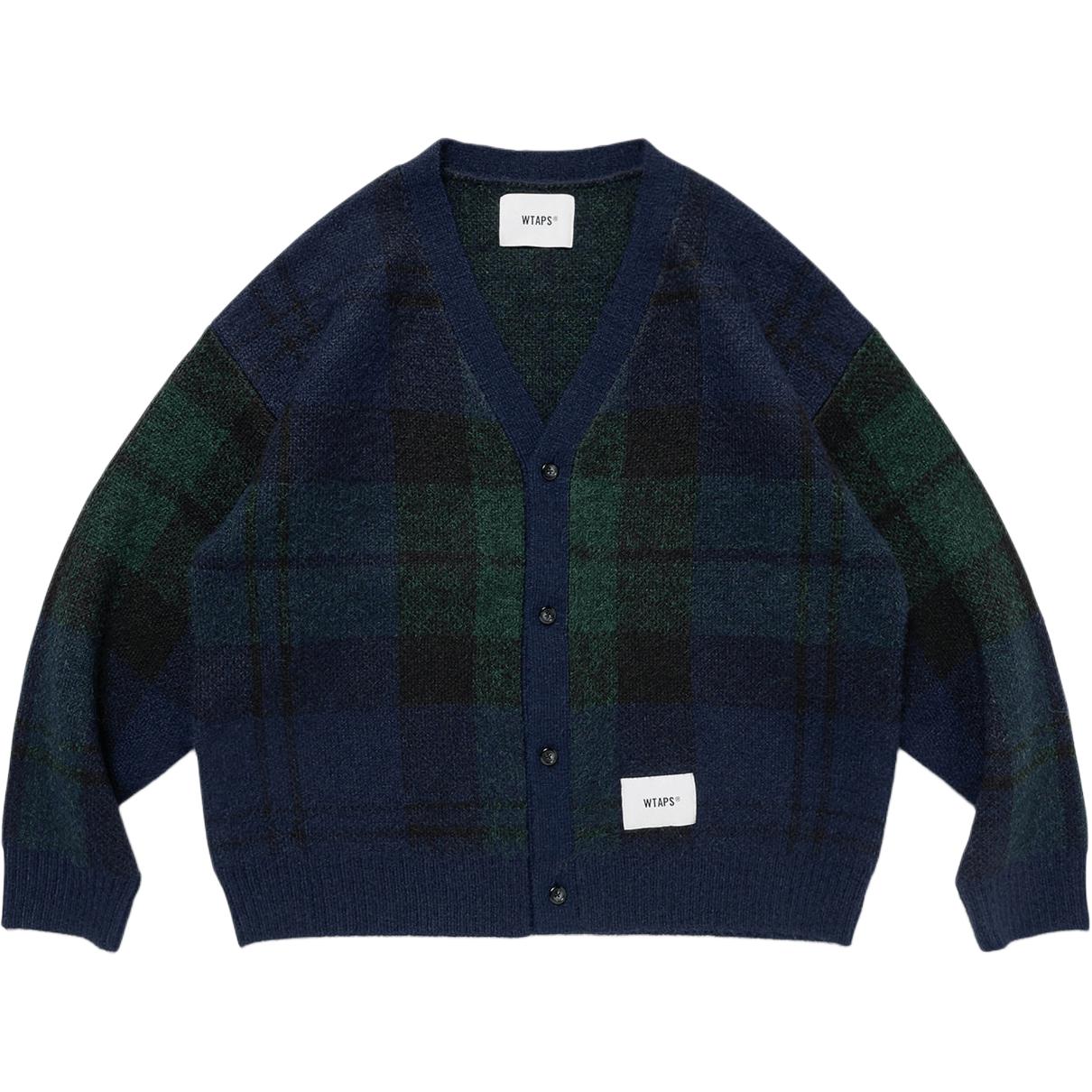 Мужской кардиган WTAPS WTAPS FW25 (зелено-бежевый)