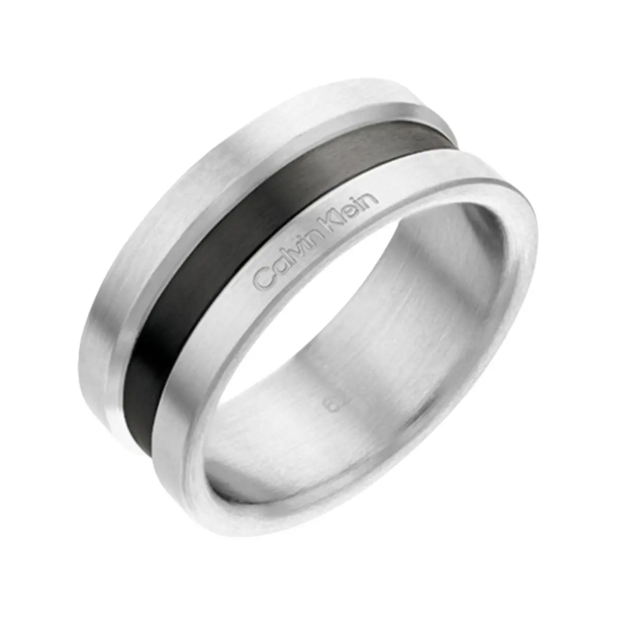 CALVIN KLEIN 316L Stainless Steel, Gold Plated Steel Rings Men's