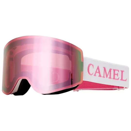 CAMEL Asia Version Anti fog Magnetic Unisex Ski Goggles