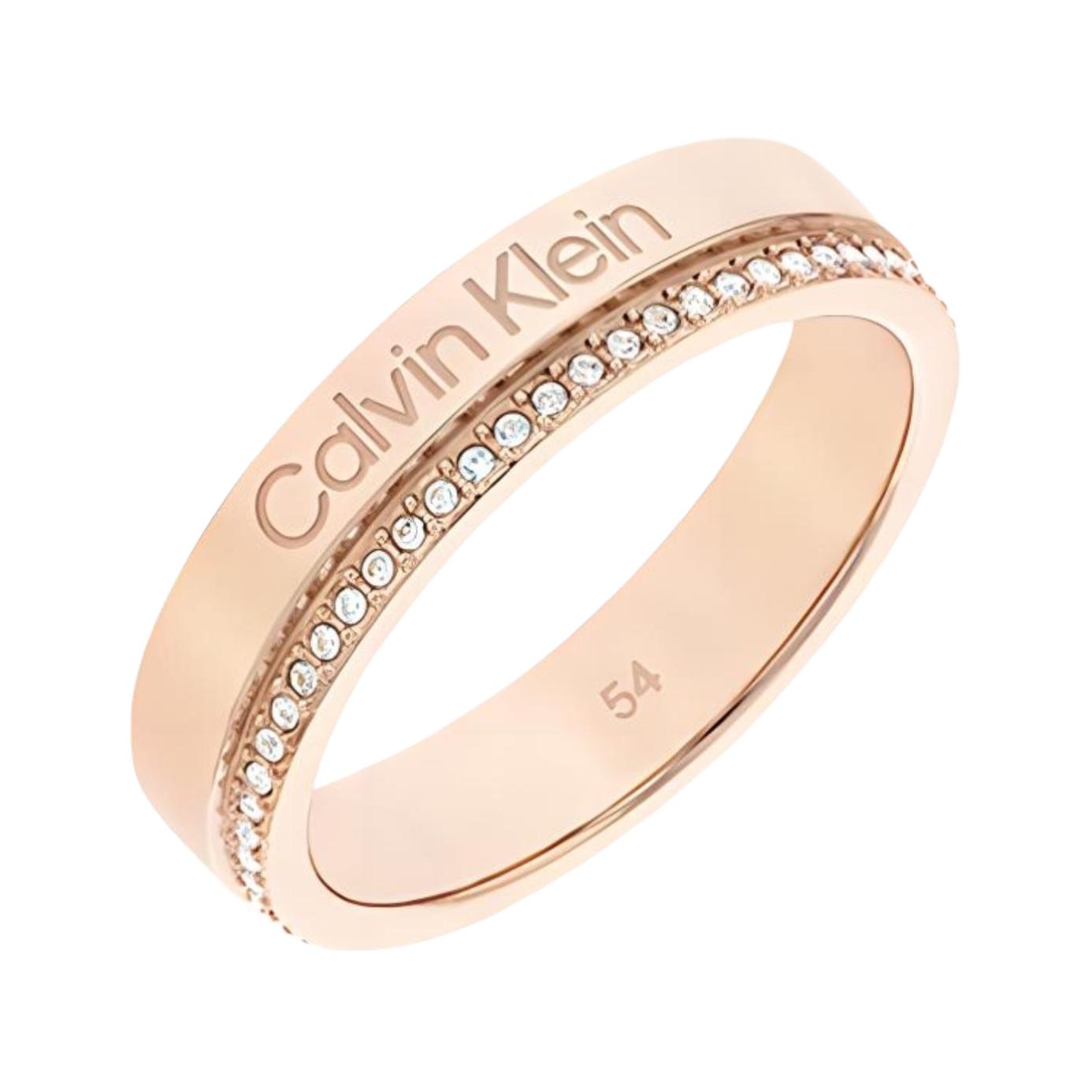 Кольцо CALVIN KLEIN (розовое золото)