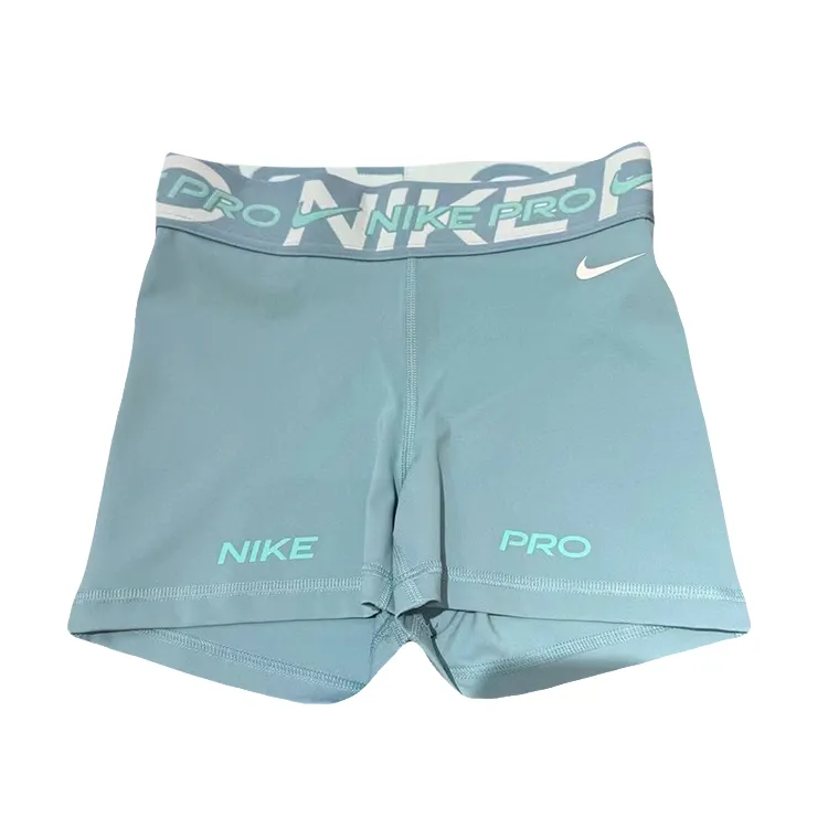 Nike Pro Yoga Shorts Women's Blue Moderate