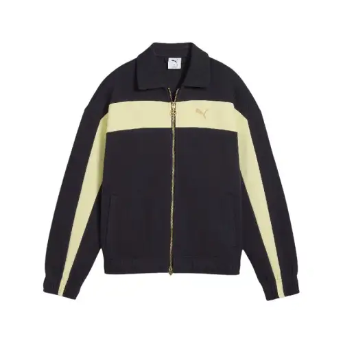 PUMA Jackets Women's Gray Lapel Moderate Other