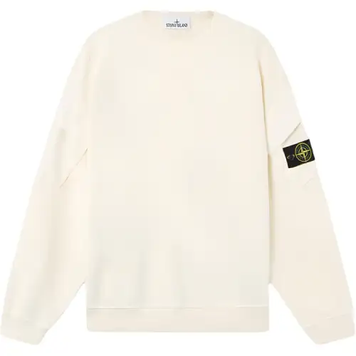 STONE ISLAND Logo Patch Crewneck Sweatshirt
