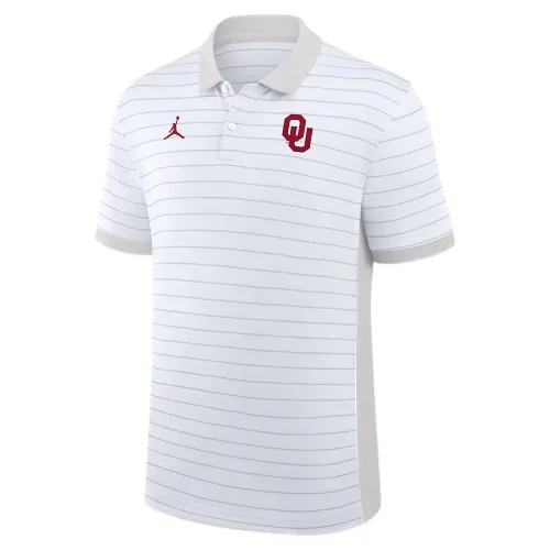 Jordan Puerto Rico National Baseball Team 2026 World Baseball Classic Striped Victory Men's Jordan Dri-FIT Polo