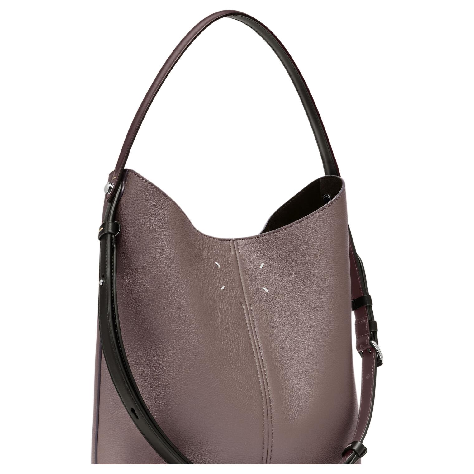 Женская сумка Maison Margiela Dress-age Hobo (коричневая) — фото 5