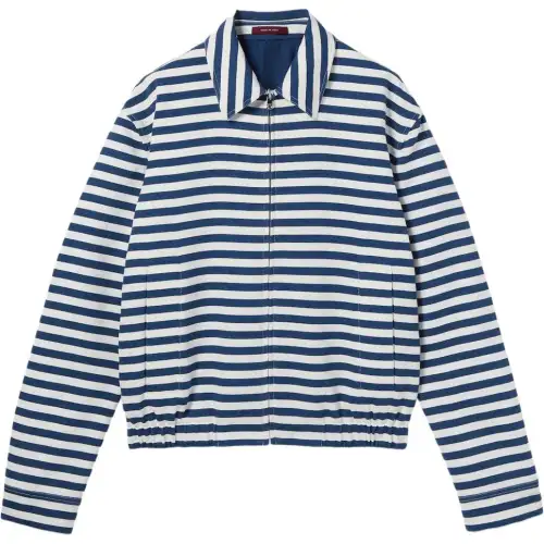 GUCCI Printed Gg Cotton Jacquard Zip Jacket