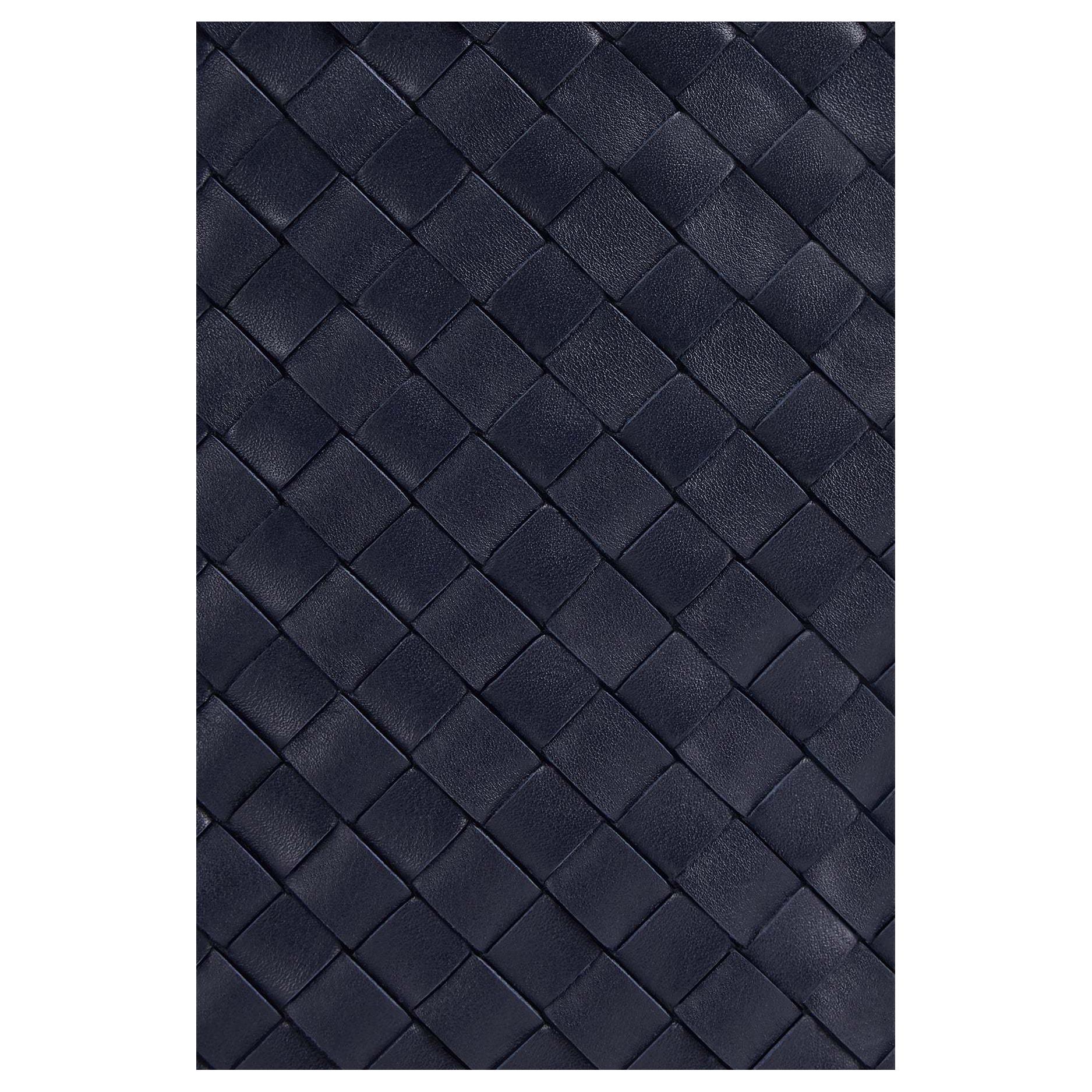 Женская сумка Bottega Veneta Intrecciato Tote (морской синий) — фото 6