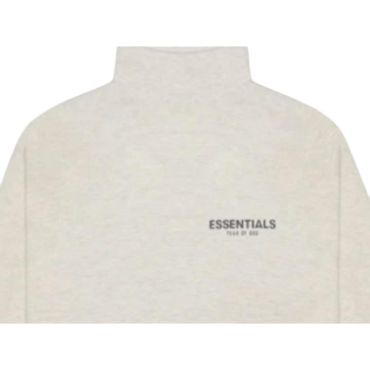 Худи Fear of God Essentials SS20 Mock Neck (светло-бежевое) — фото 3