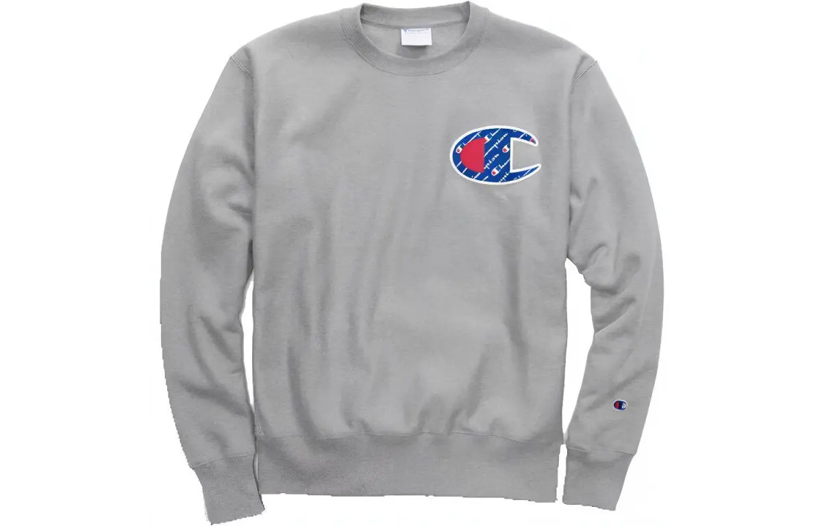 Champion Sweatshirt US Version Unisex Gray
