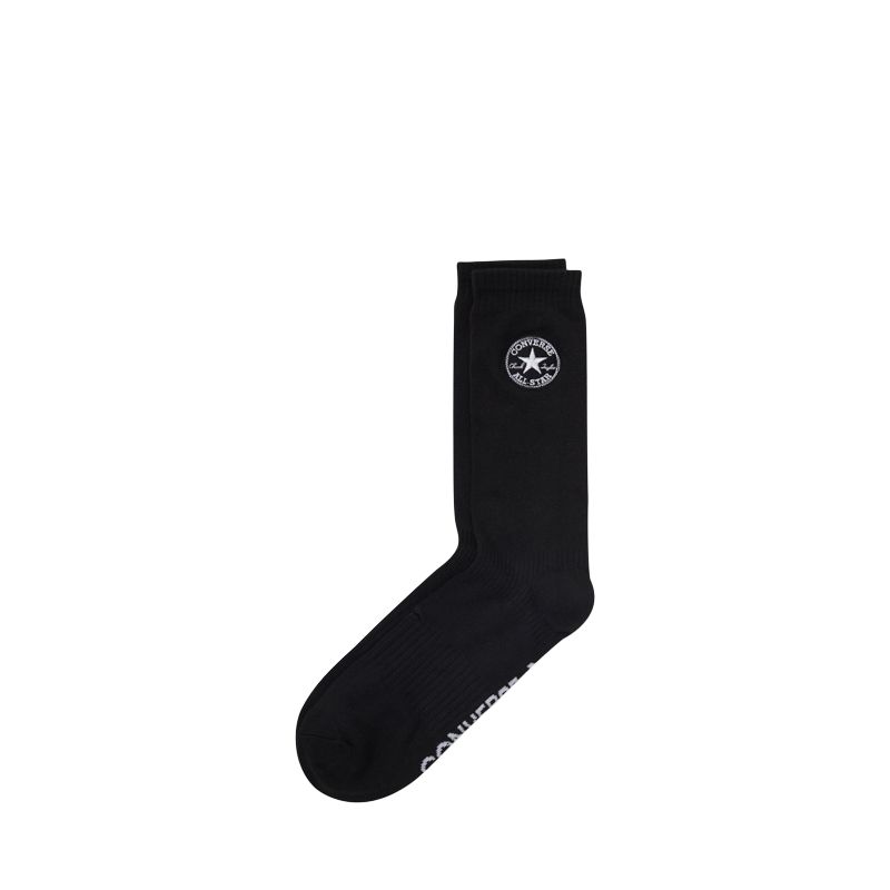 Converse STARS Crew Socks Unisex 2 Pack Black
